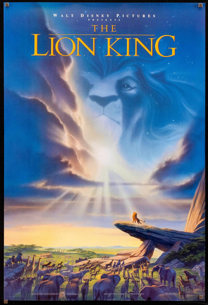 The Lion King Original Movie Poster Signed by Don Hahn