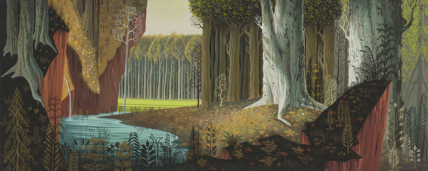 The Forest By Eyvind Earle - Framed Disney Concepts Edition