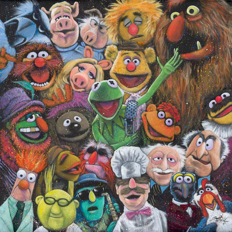 The Gangs All Here by Stephen Fishwick Limited Edition Featuring The Muppets