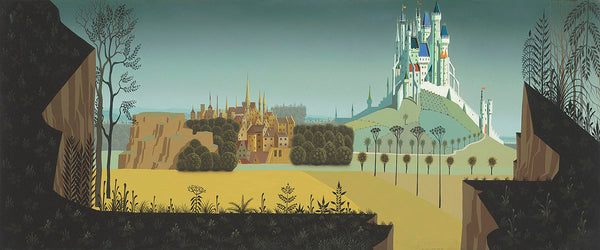 The Kingdom By Eyvind Earle - Framed Disney Concepts Edition