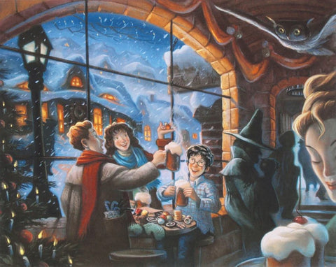 The Three Broomsticks - By Mary GrandPré - Giclée on Paper