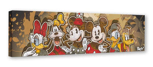 Time For Friends by ARCY Treasure On Canvas Featuring Mickey and Friends