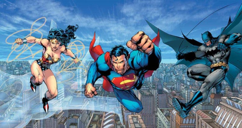 Trinity - by Jim Lee Limited Edition Giclée on Canvas Inspired by DC Comics