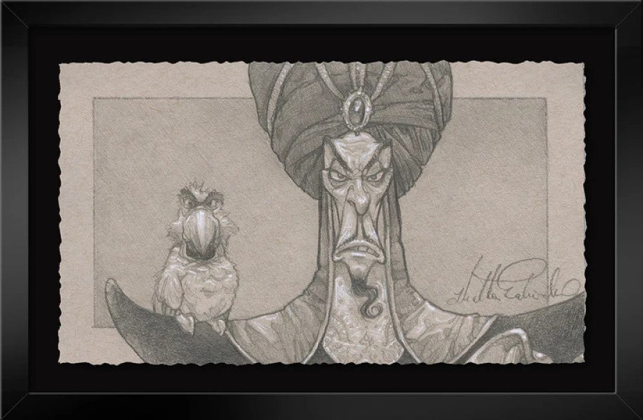 Try Me - by Heather Edwards featuring Jafar - Framed Graphite Collection