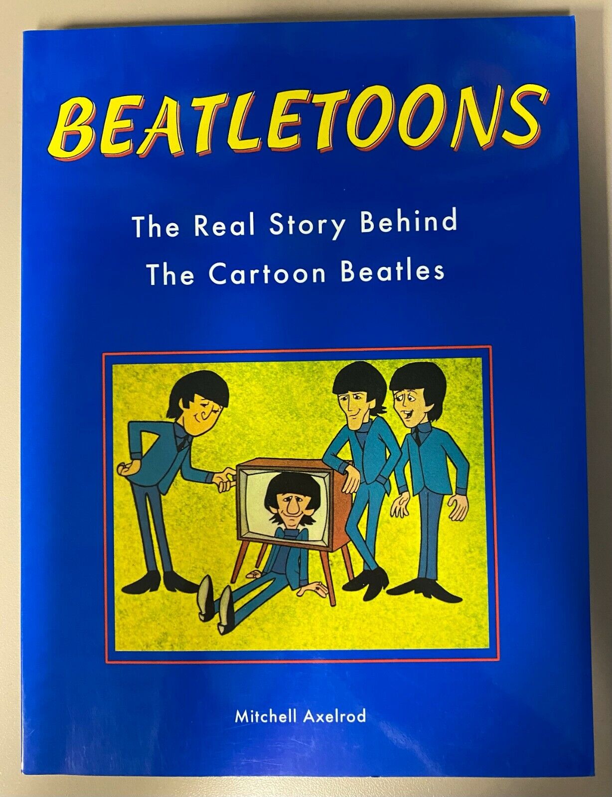 Beatletoons Book By Mitchell Axelrod Autographed And Sketch Ron Campbell Beatles