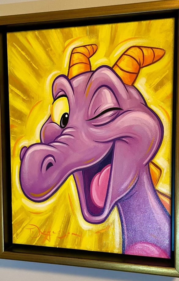 Figment - Original On Canvas By Tim Rogerson