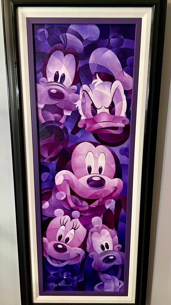 Take Five- Original On Canvas- By Tom Matousek- Featuring Mickey Mouse and Friends