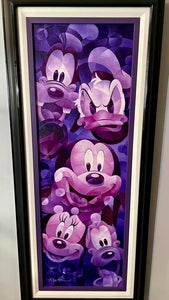 Take Five- Original On Canvas- By Tom Matousek- Featuring Mickey Mouse and Friends