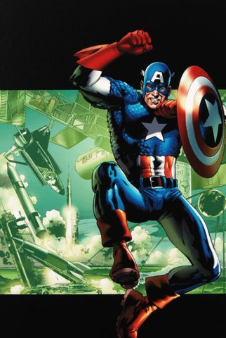 Captain America: Man Out Of Time #4 - By Bryan Hitch - Limited Edition Giclée on Canvas