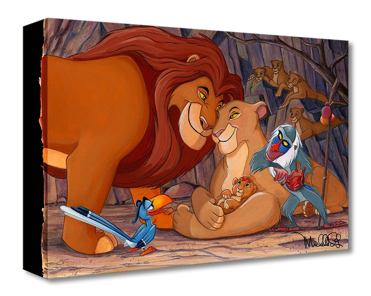 Disney The Lion King Scar Hand Painted Animation authentic Cel Art Reproduction