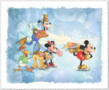 Winter Wonderland by Toby Bluth with Mickey and Friends – The