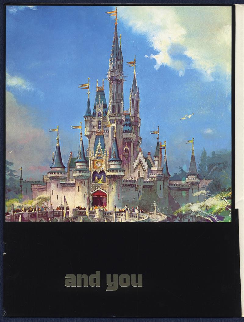 Disney Tokyo Disneyland Early All-Color 24-page Promotional Book for S